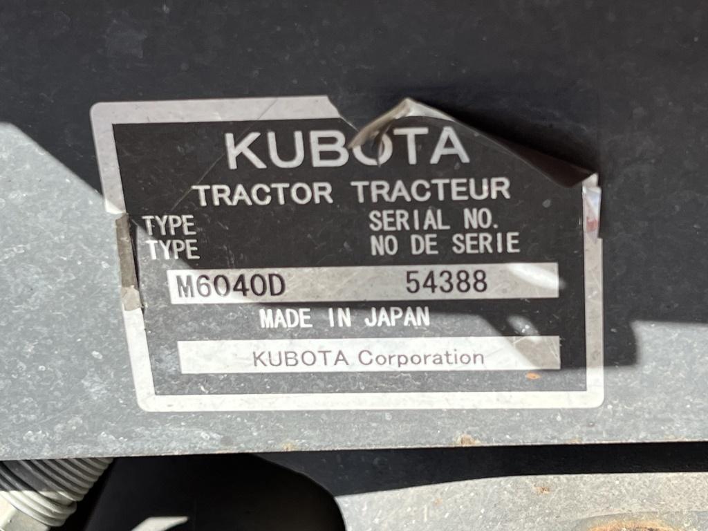 2008 Kubota M6040D Ag Tractor