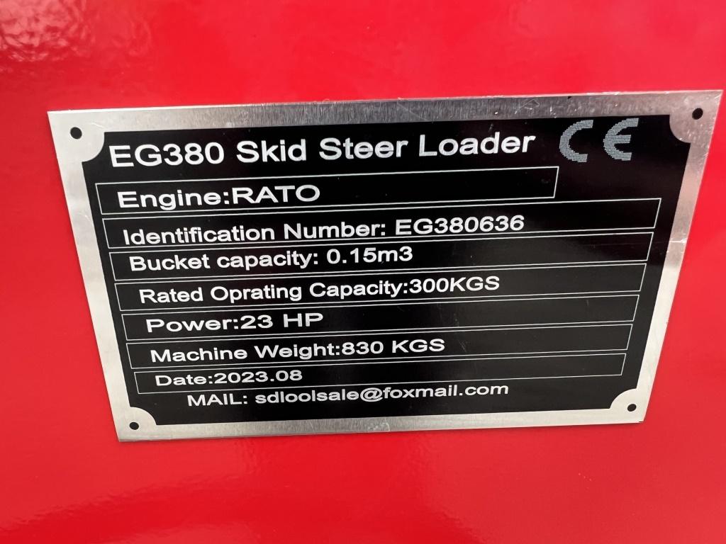 2023 EGN EG380 Mini Skidsteer Loader