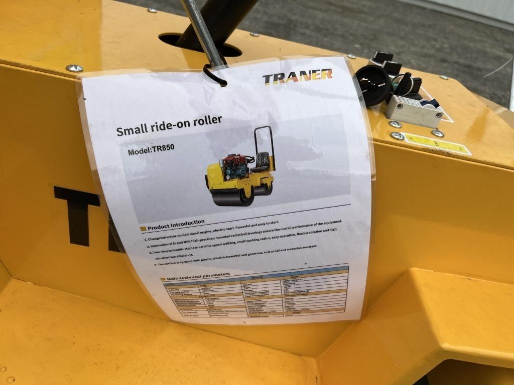 2023 Traner TR850 Tandem Vibratory Roller