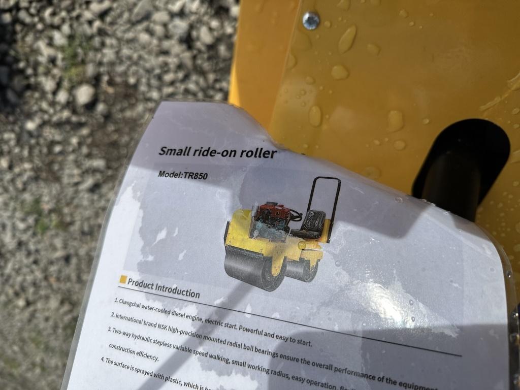 2023 Traner TR850 Tandem Vibratory Roller