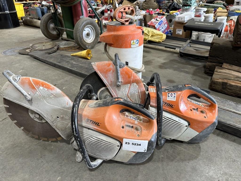 Stihl TS420 Cut Off Saws, Qty. 2