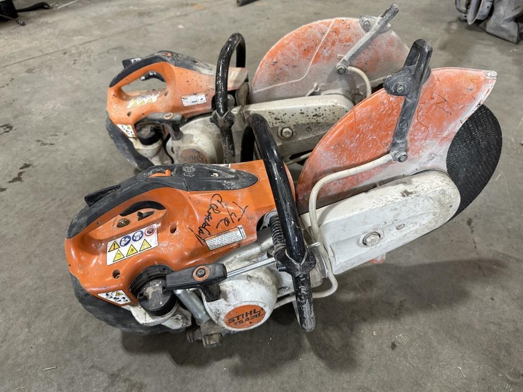 Stihl TS420 Cut Off Saws, Qty. 2
