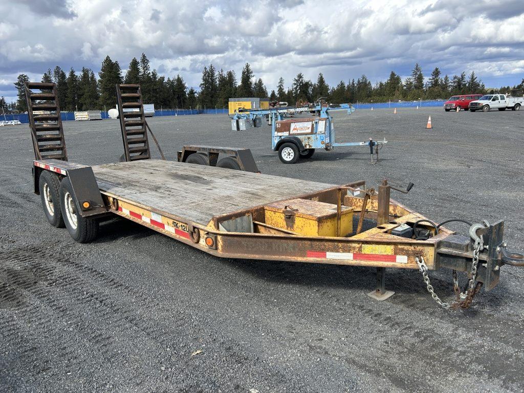 1999 Trail King TK12U T/A Equipment Trailer