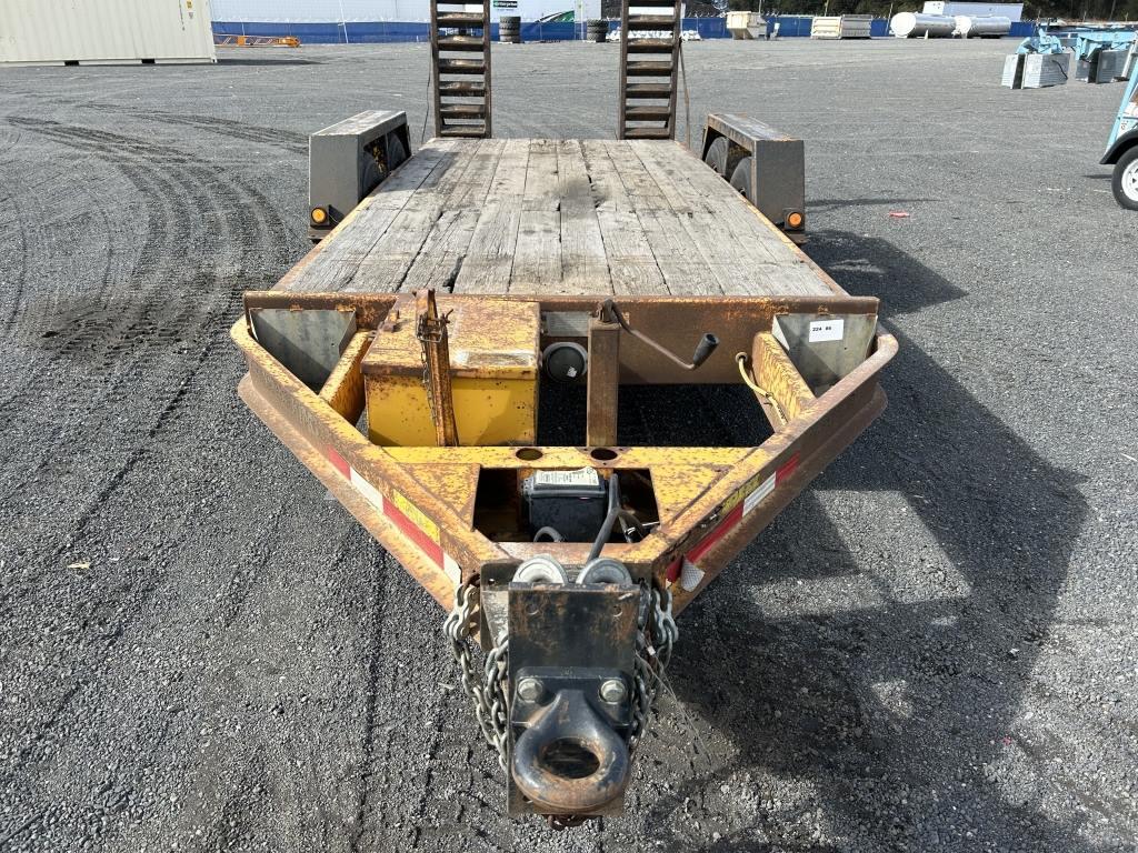 1999 Trail King TK12U T/A Equipment Trailer