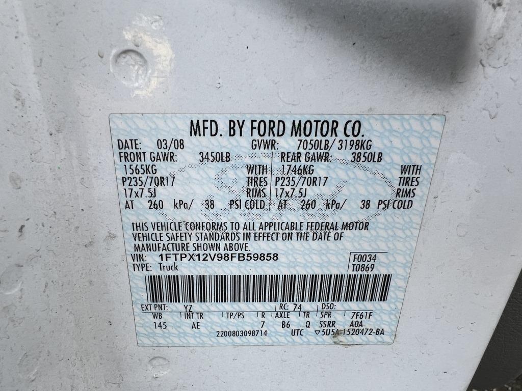 2008 Ford F150 Extra Cab Pickup