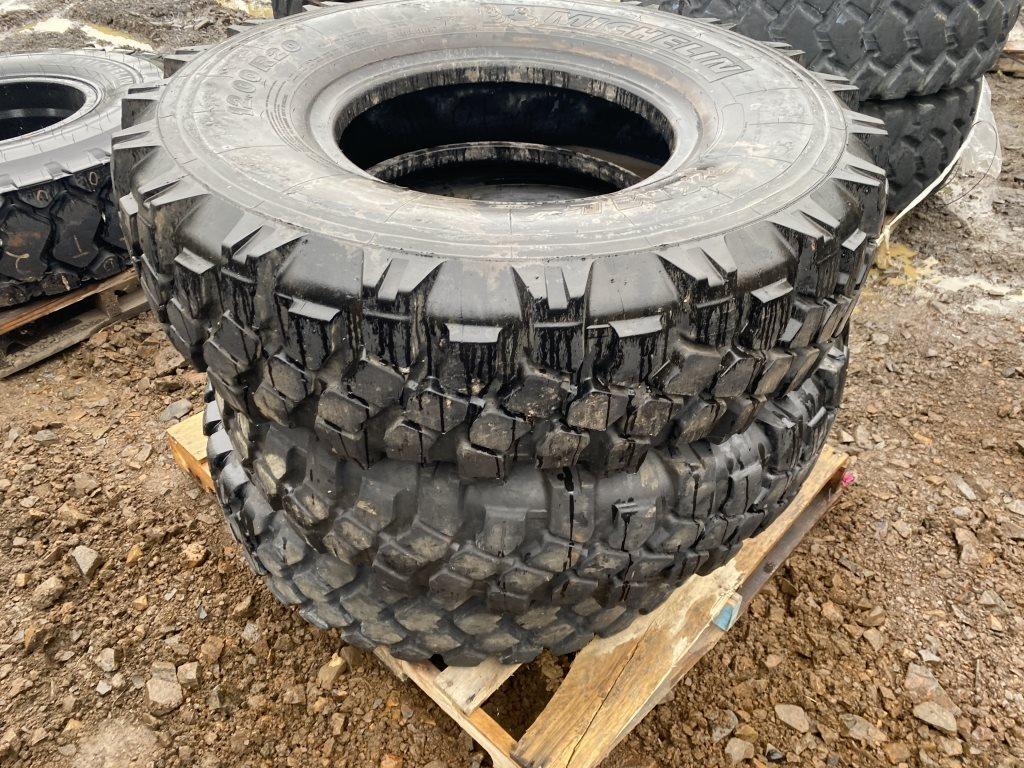 Michelin 12.00R20 Tires, Qty. 3