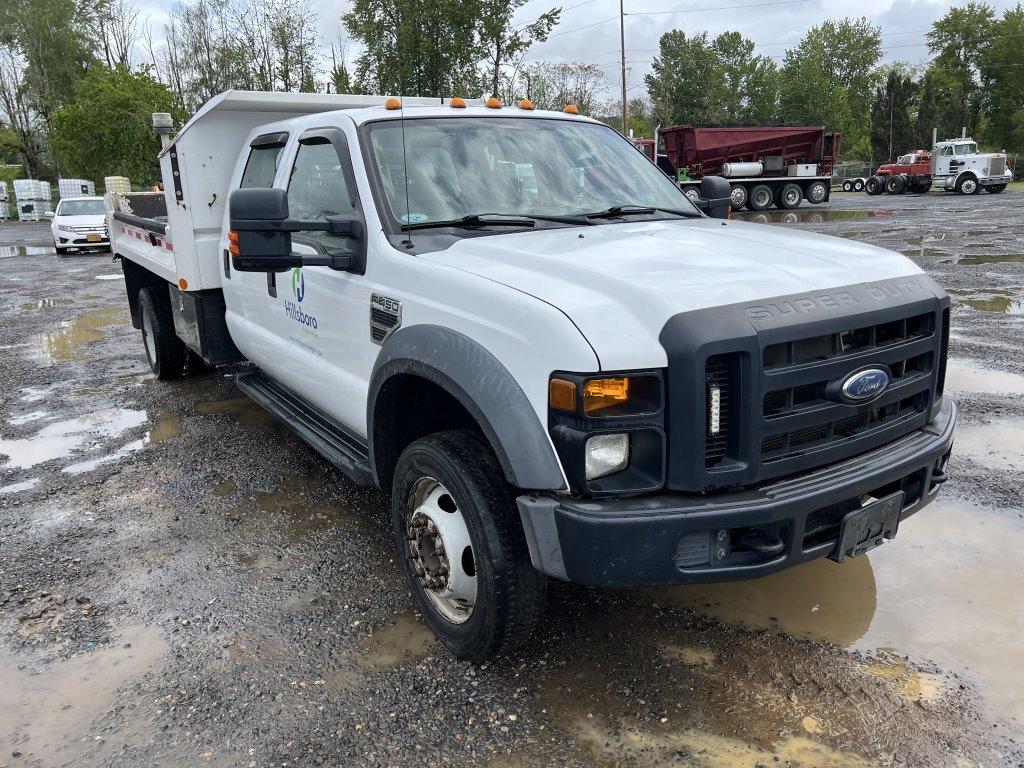 2008 Ford F450 XL SD Crew Cab 4WD Dump Truck