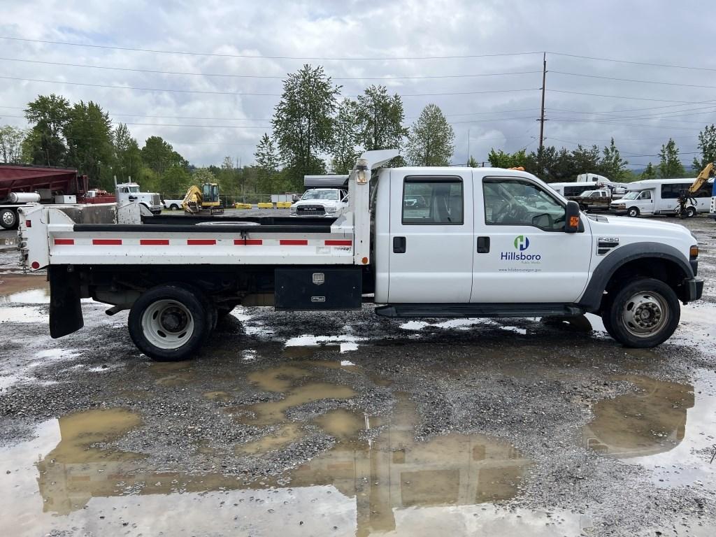 2008 Ford F450 XL SD Crew Cab 4WD Dump Truck