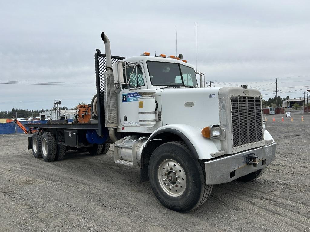 1996 Peterbilt 357 Flatbed Truck