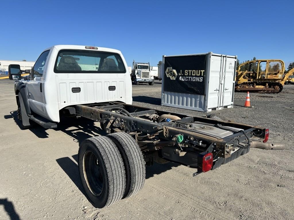 2011 Ford F550 4X4 Cab and Chassis