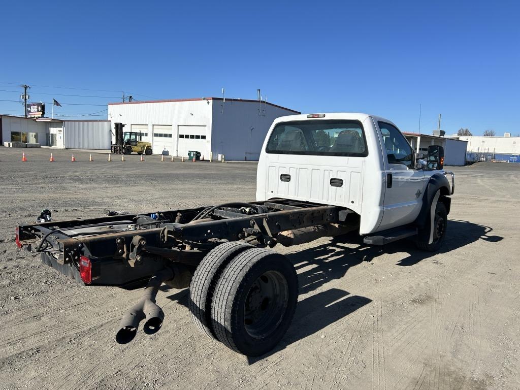 2011 Ford F550 4X4 Cab and Chassis