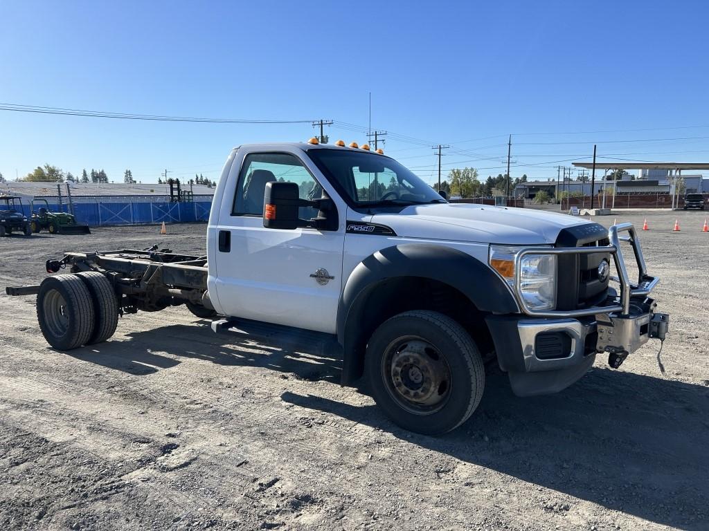 2011 Ford F550 4X4 Cab and Chassis