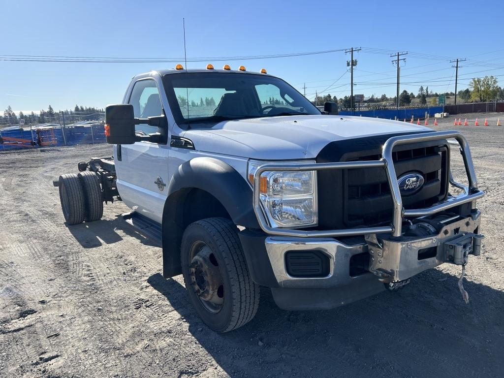 2011 Ford F550 4X4 Cab and Chassis