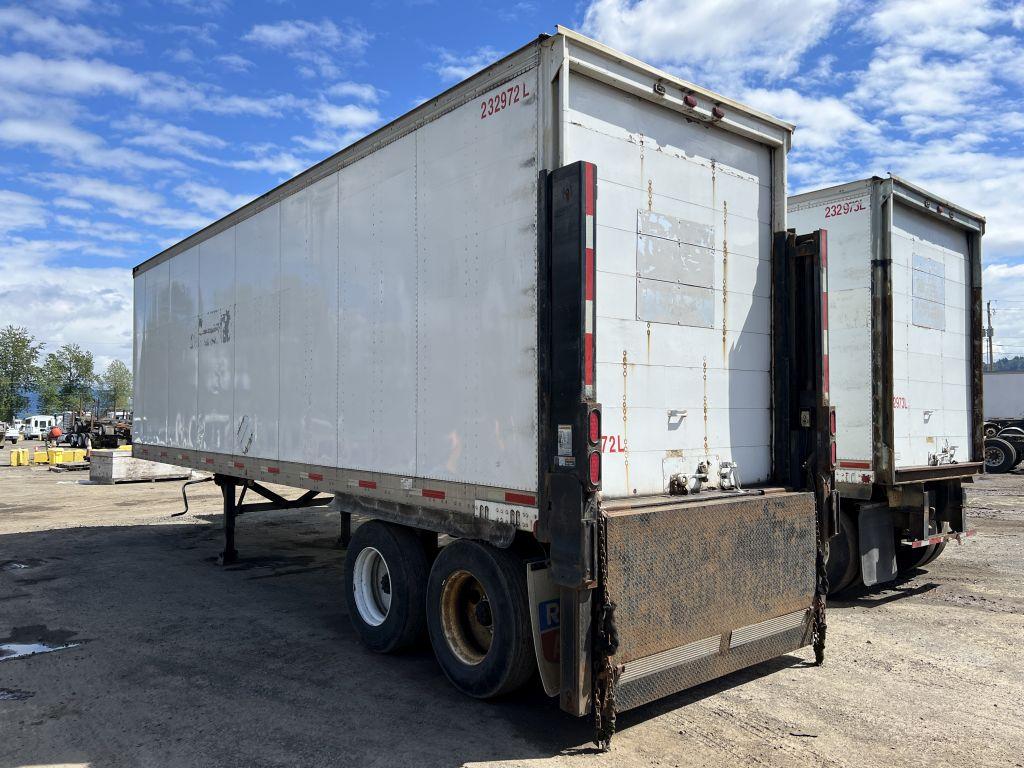 1988 Fruehauf 32' T/A Dry Van Trailer