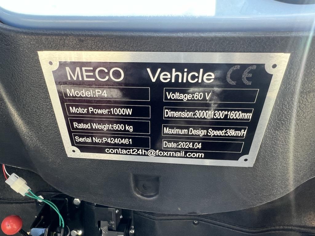 2024 Meco P4 Electric Cart