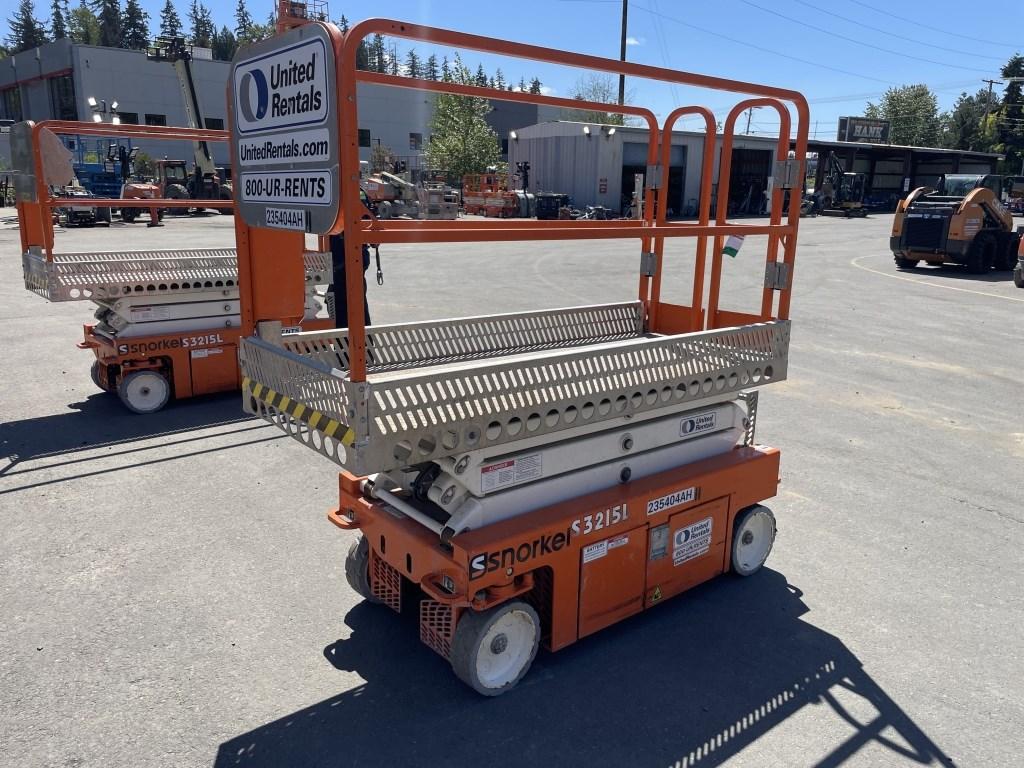 2019 Snorkel S3215L Scissor Lift