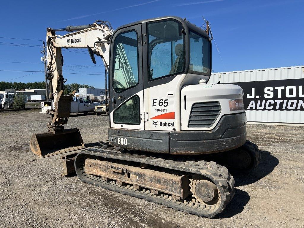 2012 Bobcat E80 Mini Hydraulic Excavator