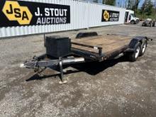 2007 Eagle Tilt Deck Equipment Trailer