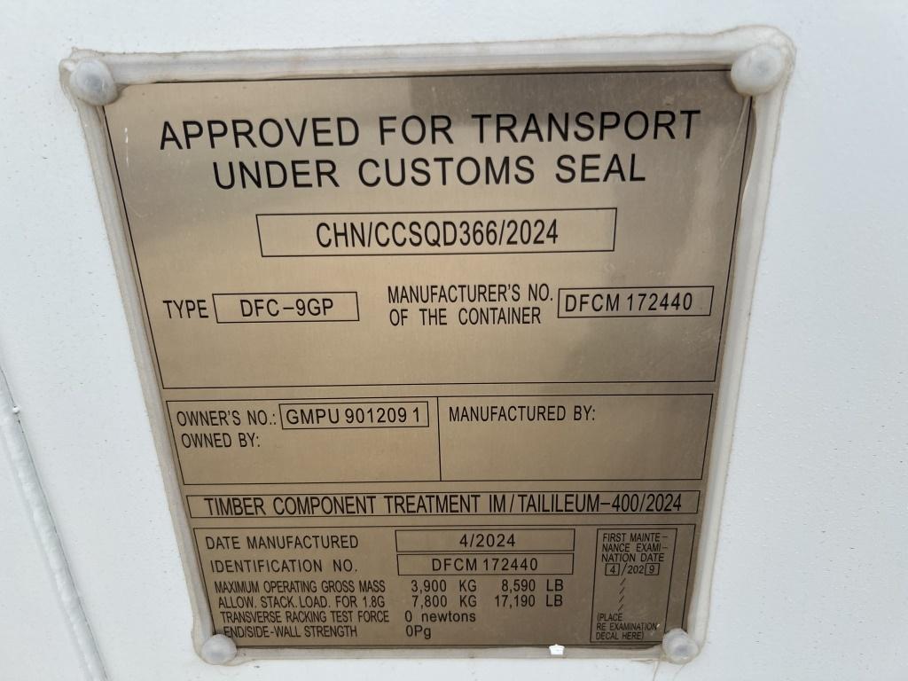 2024 9' Storage Container