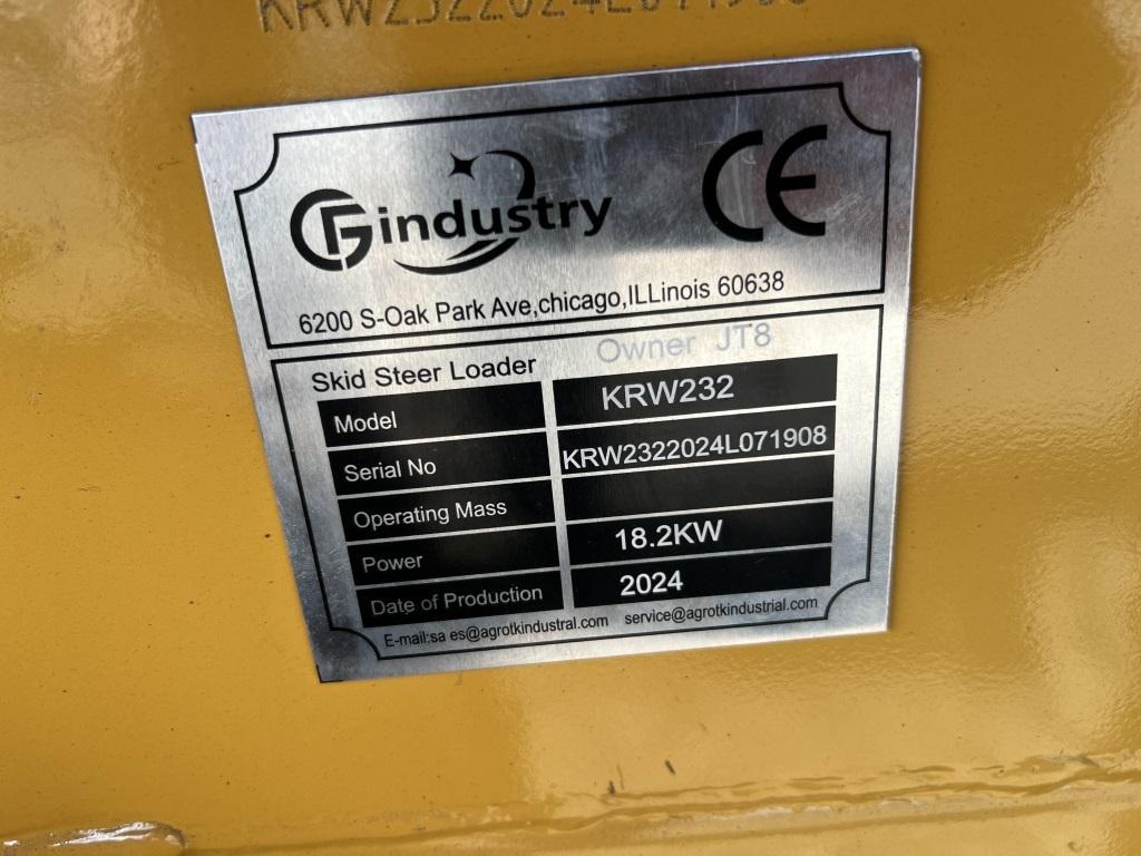 2024 CFG KRW232 Skidsteer Loader