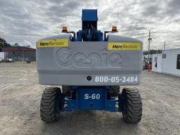 2015 Genie S-60X 4x4 Boom Lift