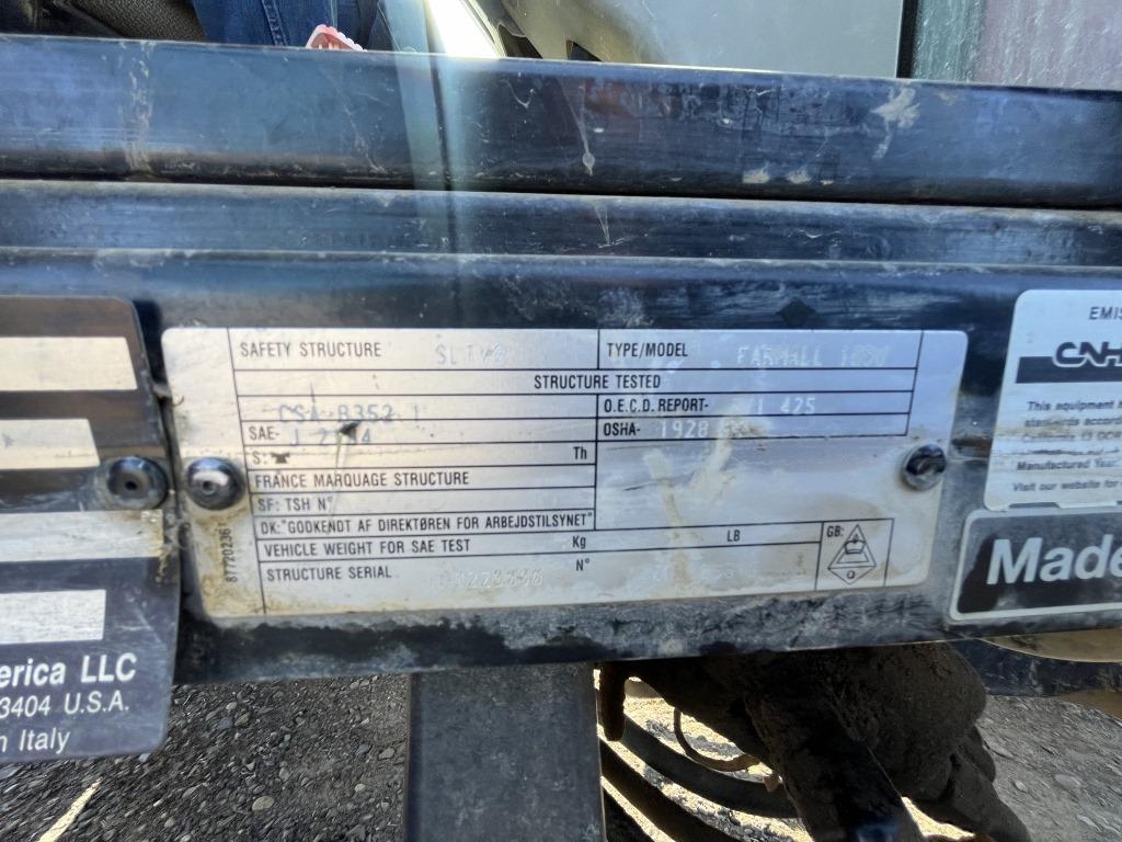 2012 Case 105U Farmall 4x4 Ag Tractor