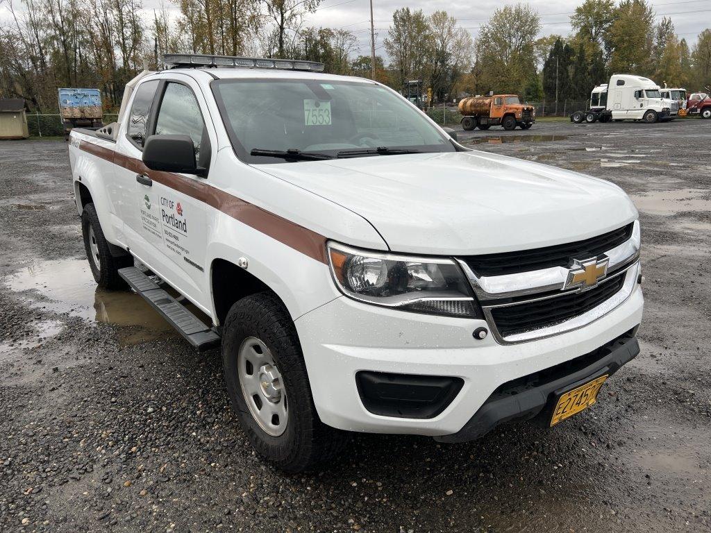 2016 Chevrolet Colorado Extended Cab 4X4 Pickup