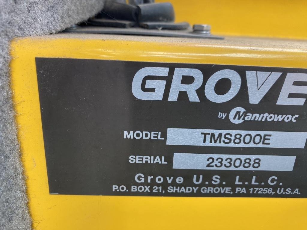 2013 Grove TMS800E Truck Crane