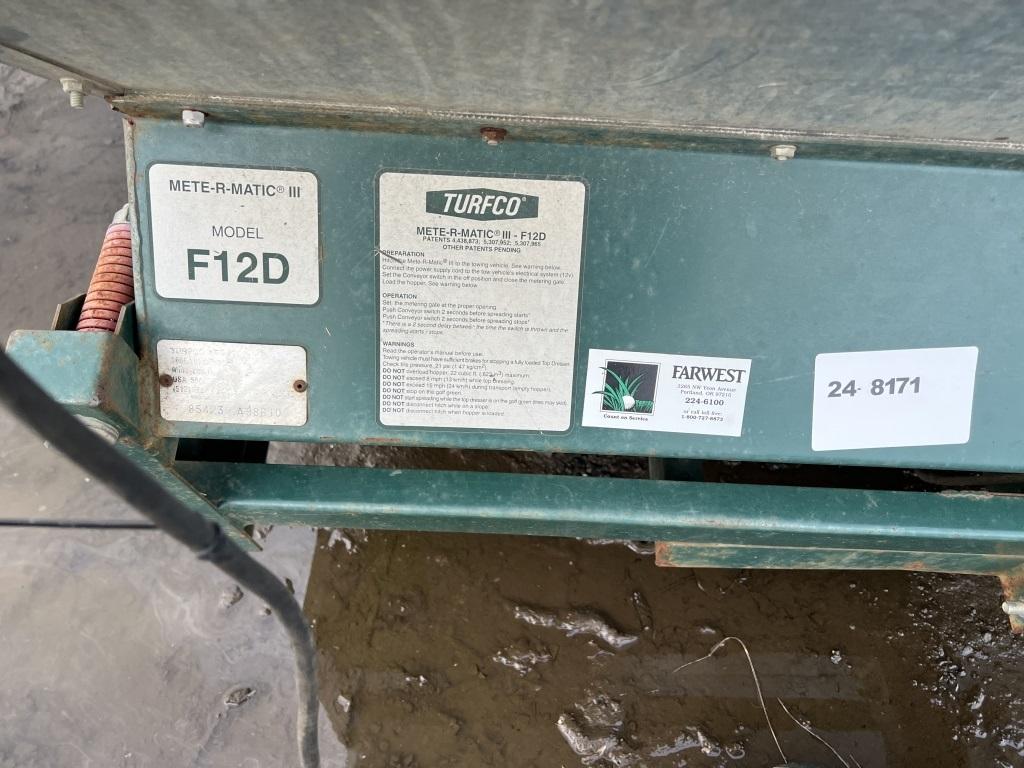 Turfco Metermatic III F12D Pull Behind Top Dresser