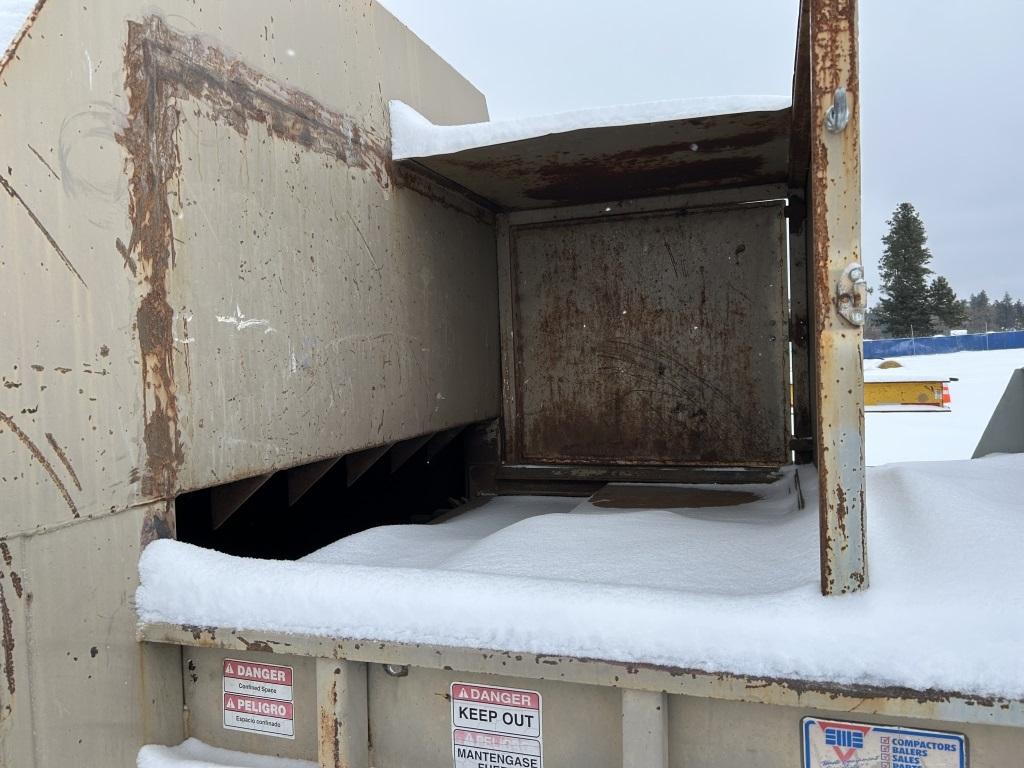 Galbreath 21' Roll Off Trash Compactor