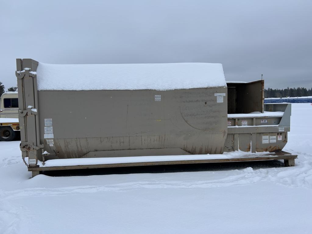 Galbreath 21' Roll Off Trash Compactor