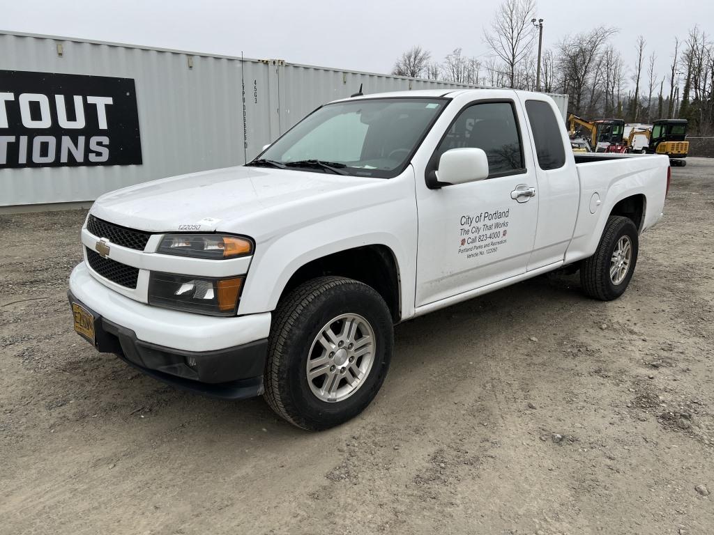 2012 Chevrolet Colorado Extra Cab 4X4 Pickup