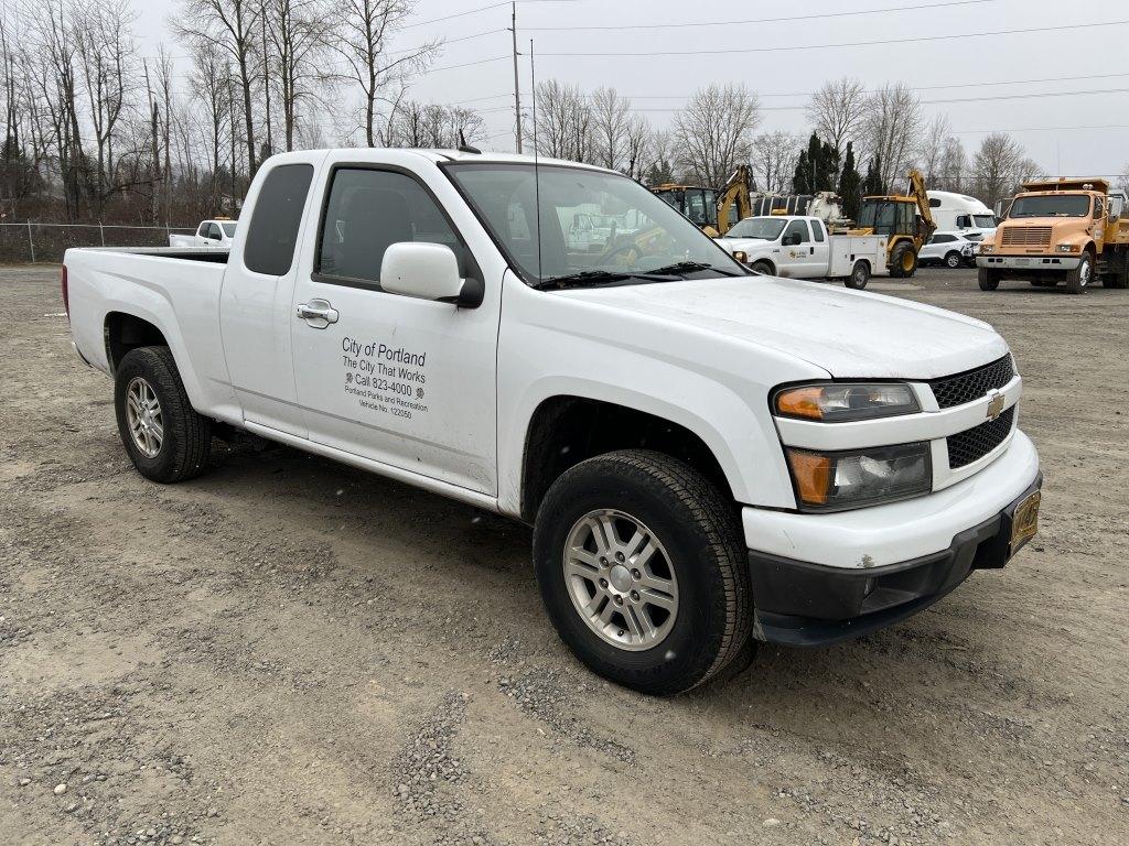 2012 Chevrolet Colorado Extra Cab 4X4 Pickup