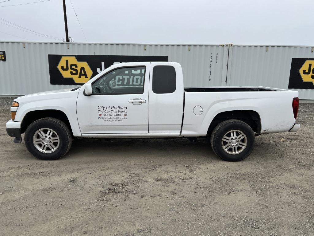 2012 Chevrolet Colorado Extra Cab 4X4 Pickup
