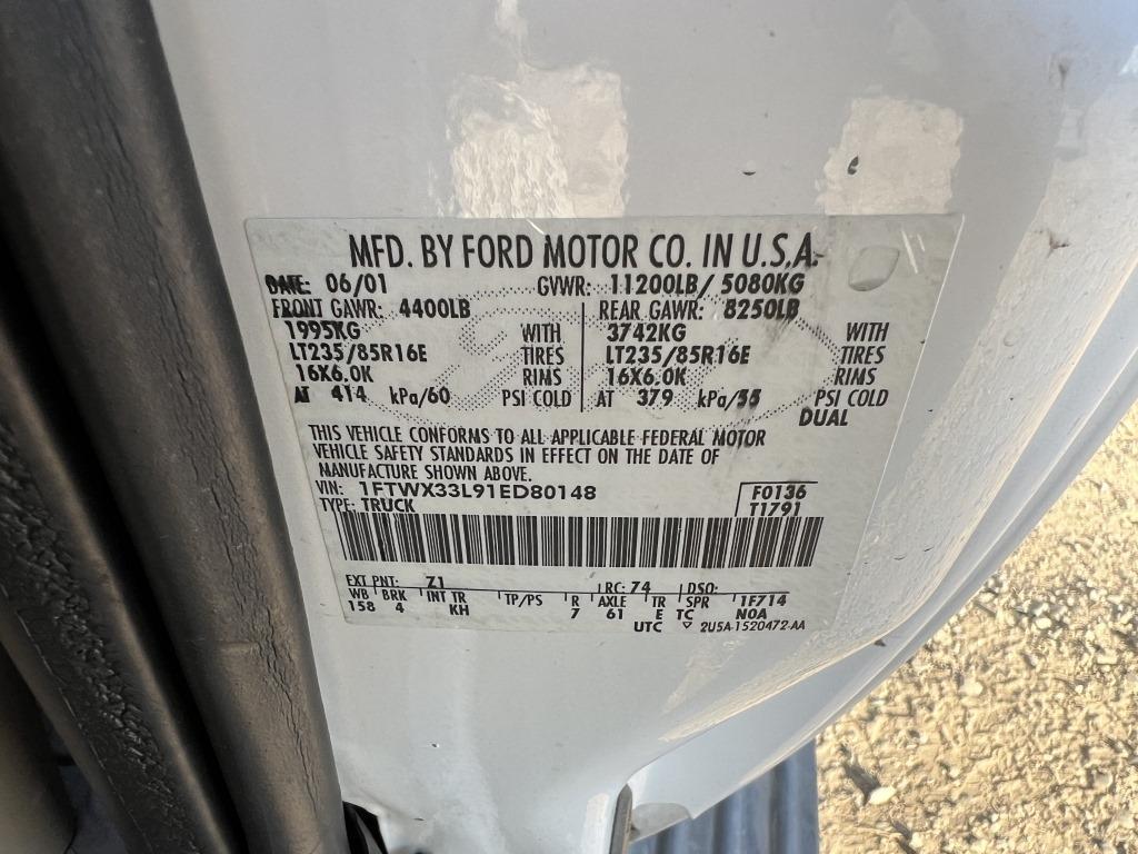 2001 Ford F350 SD Extended Cab 4X4 Dually Pickup