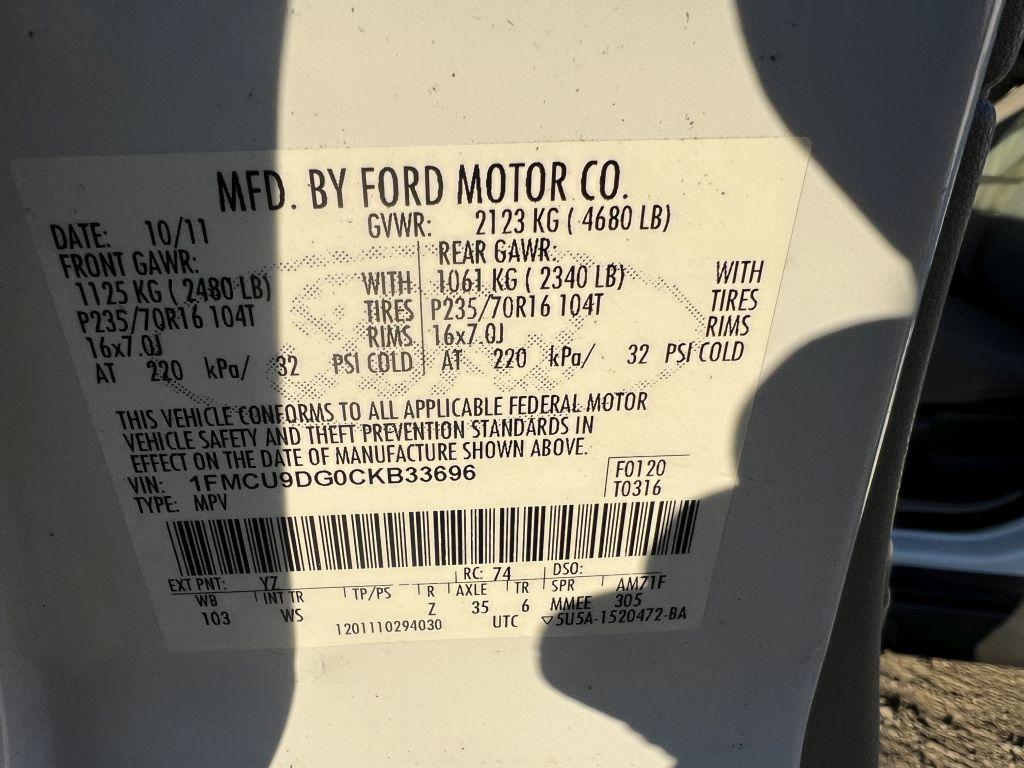 2012 Ford Escape XLT SUV
