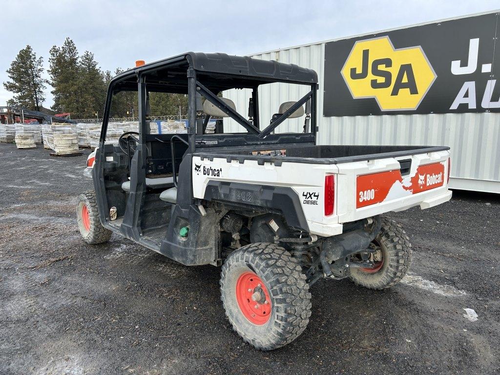2020 Bobcat UV34XL 4x4 Utility Cart