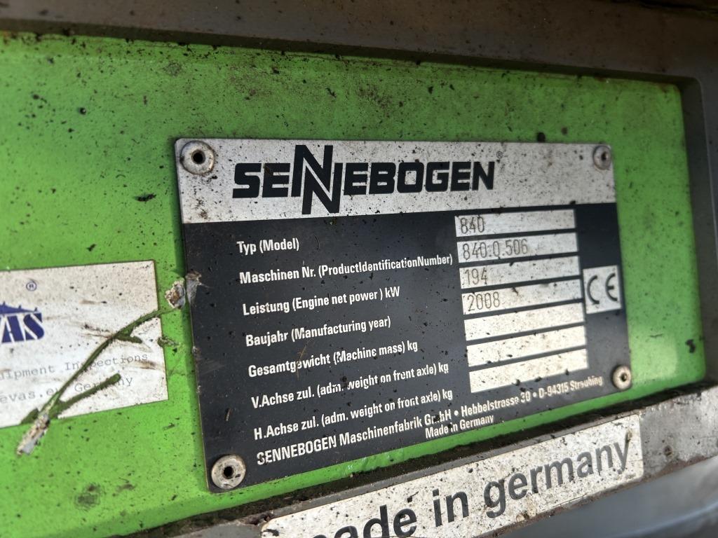 2008 Sennebogen 840 Material Handler w/Grapple