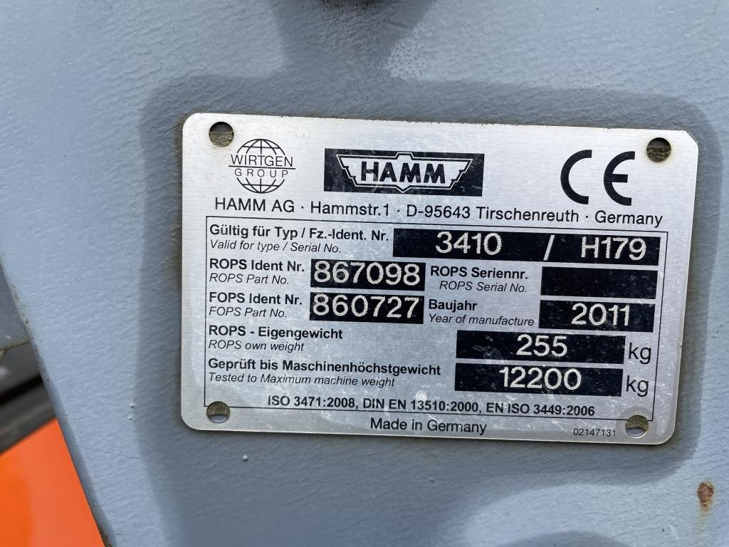 2011 Hamm 3410 Vibratory Roller