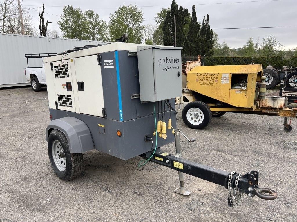 2019 Atlas Copco QAS 45 Towable Generator