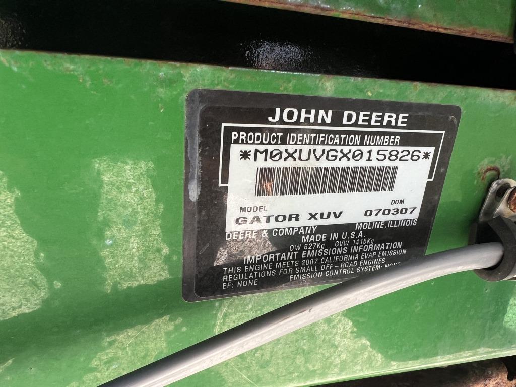 2007 John Deere 620i 4x4 Gator XUV