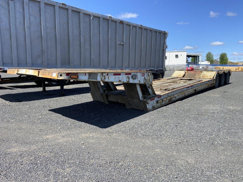 1991 Trail King Tri-Axle 48' Lowboy Trailer