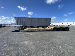 1991 Trail King Tri-Axle 48' Lowboy Trailer
