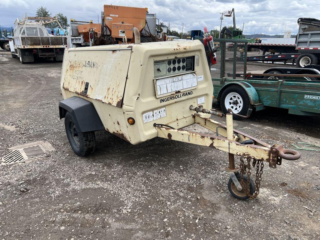 1996 Ingersoll Rand P185WJD Towable Air Compressor