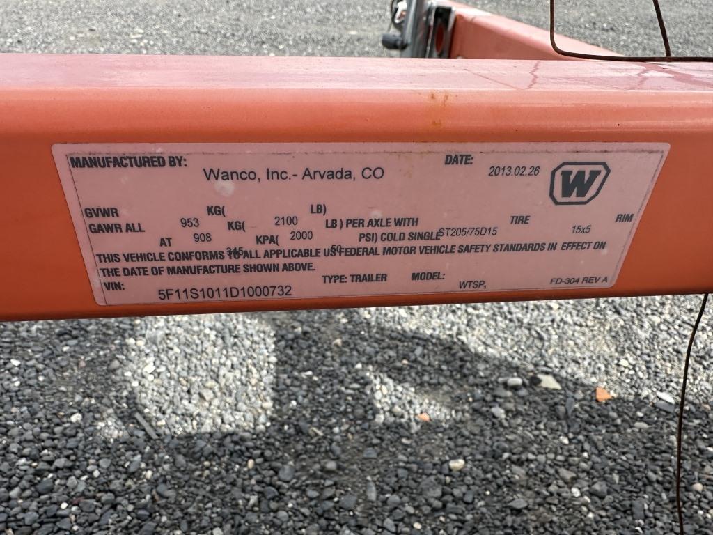 2013 Weco WTSP Towable Arrow Board