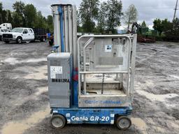 2012 Genie GR-20 Vertical Mast Lift