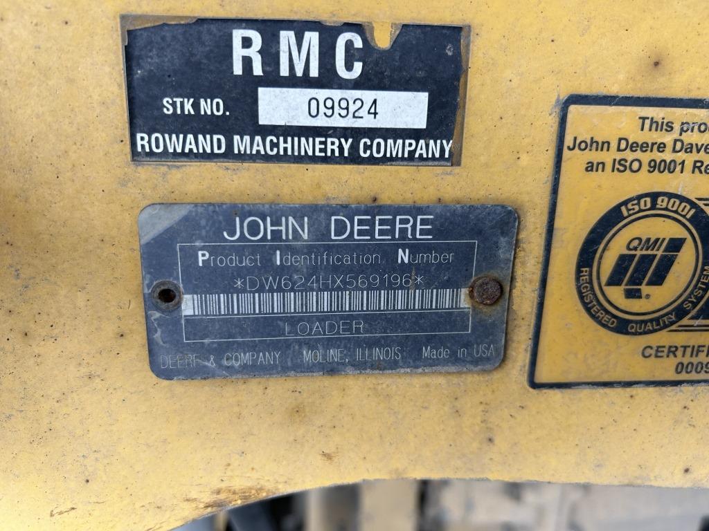 1998 John Deere 624H Wheel Loader