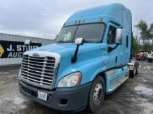 2012 Freightliner Cascadia Tri-Axle Sleeper Truck