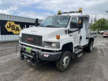 2006 GMC C5500 S/A 4x4 Dump Truck