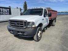 2004 Ford F450 SD Flatbed Dump Truck